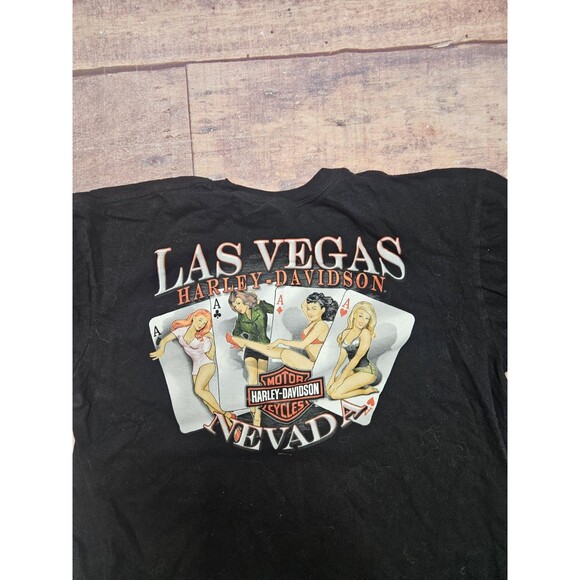 Harley Davidson Tshirt Size XL Las Vegas Nevada 4 Aces 2014 - Picture 5 of 5